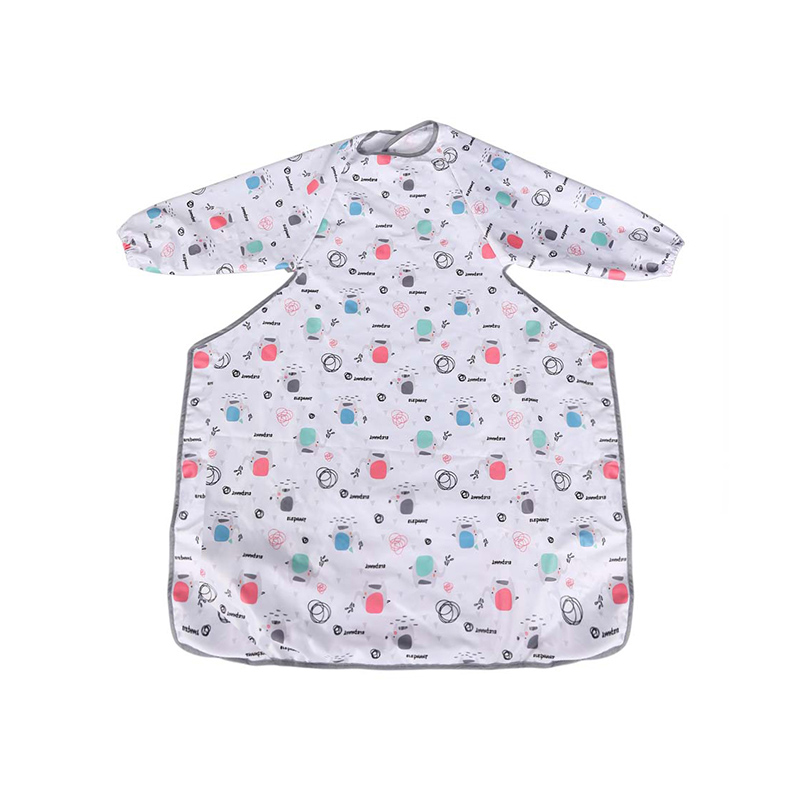 Extra Long Sleeve Feeding Smock Bib