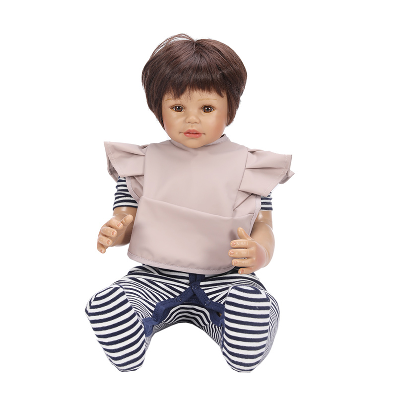 Ruffle Design Premium PU Baby Bib