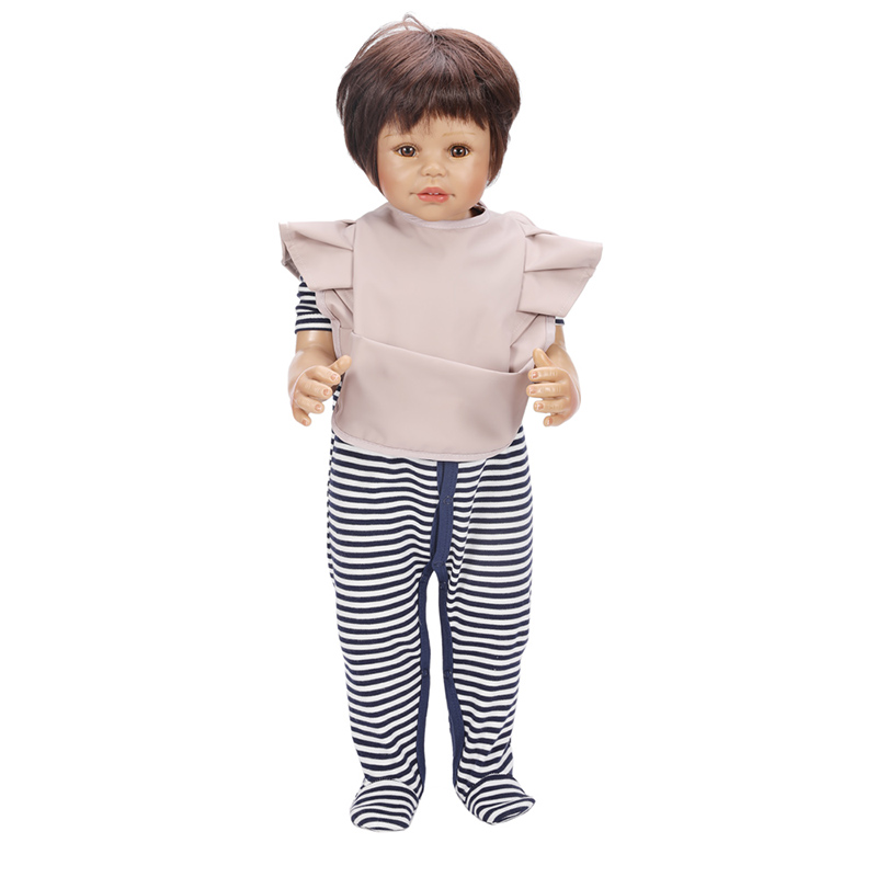 Ruffle Design Premium PU Baby Bib