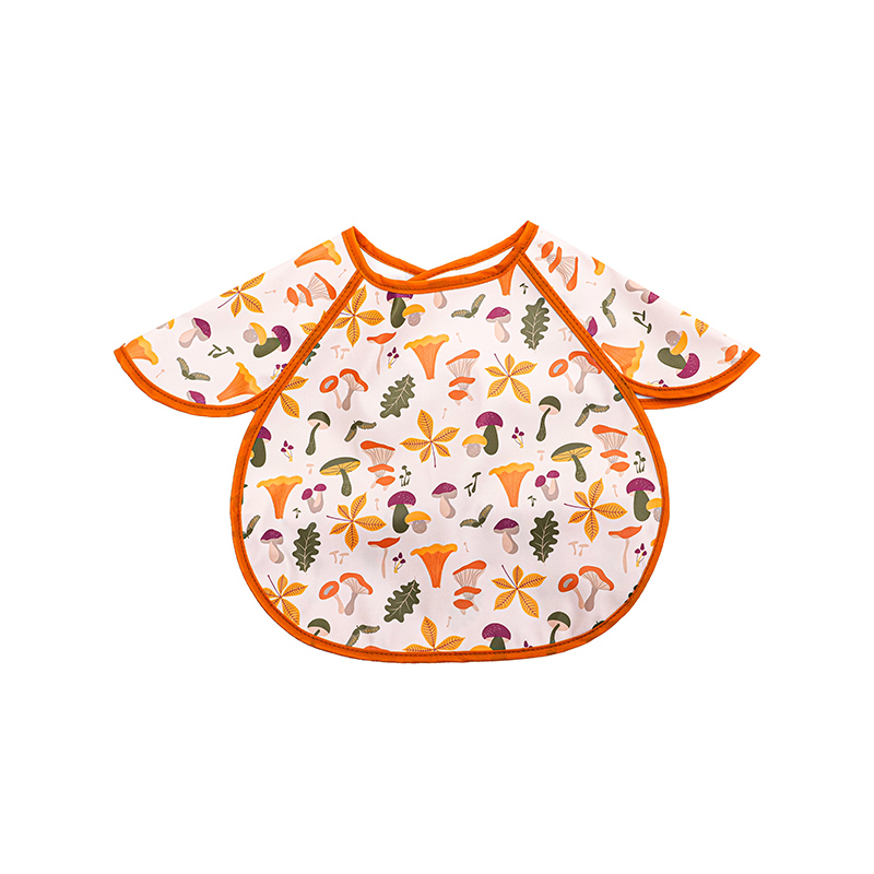 Short Sleeve PU Apron Bib