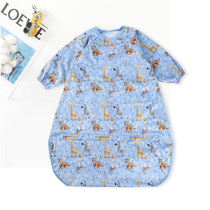 Japanese Standard Long Sleeve PUL Apron Bib
