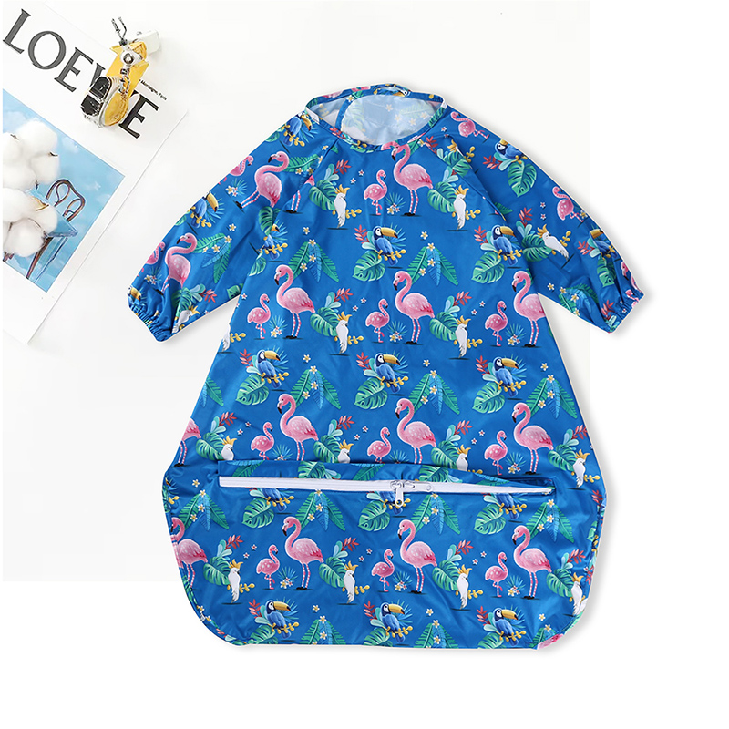 Japanese Standard Long Sleeve PUL Apron Bib
