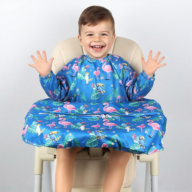 Japanese Standard Long Sleeve PUL Apron Bib