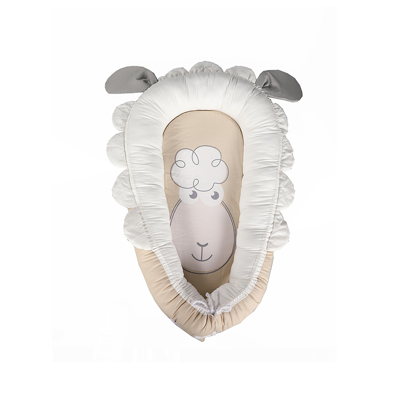 Premium Ruffle Baby Nest Lounger