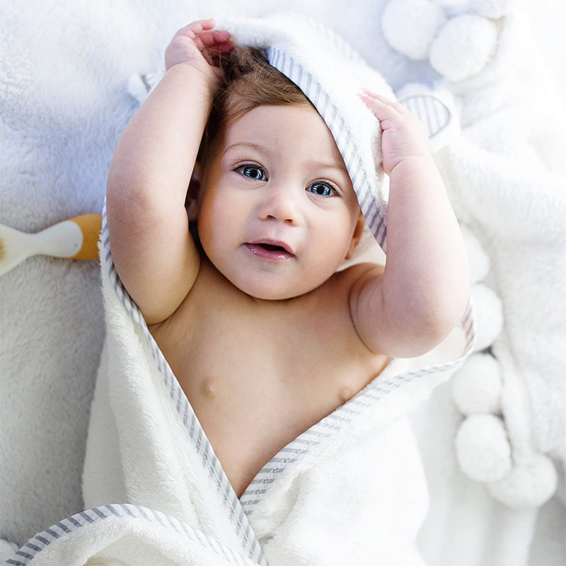 High-End 100% Cotton Baby Hooded Towel