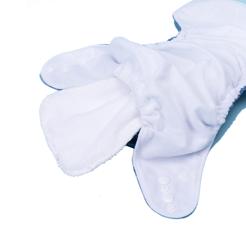 Denim Print Pocket Cloth Diaper