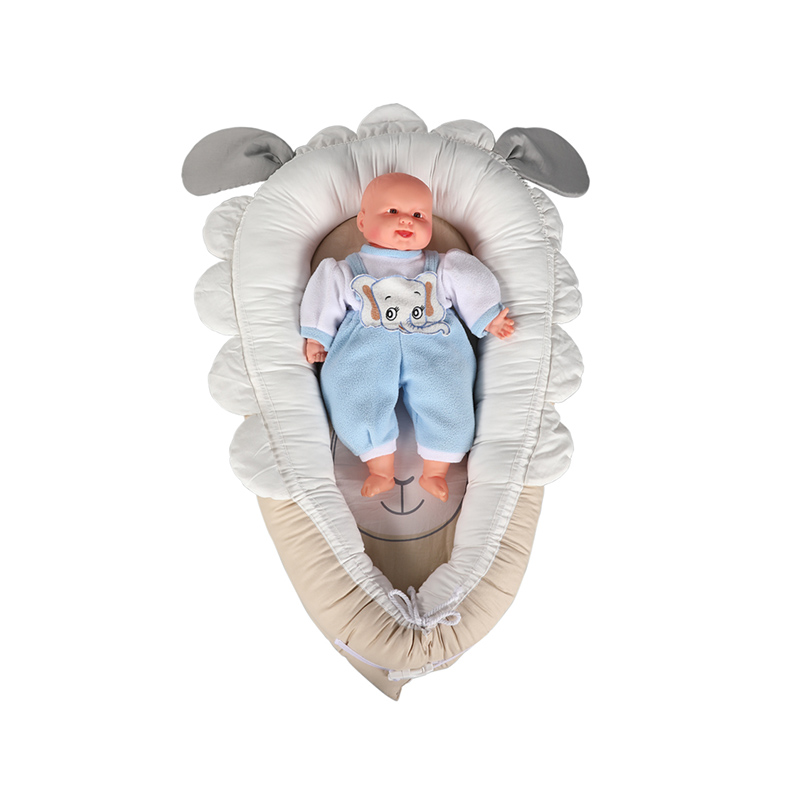 Premium Ruffle Baby Nest Lounger