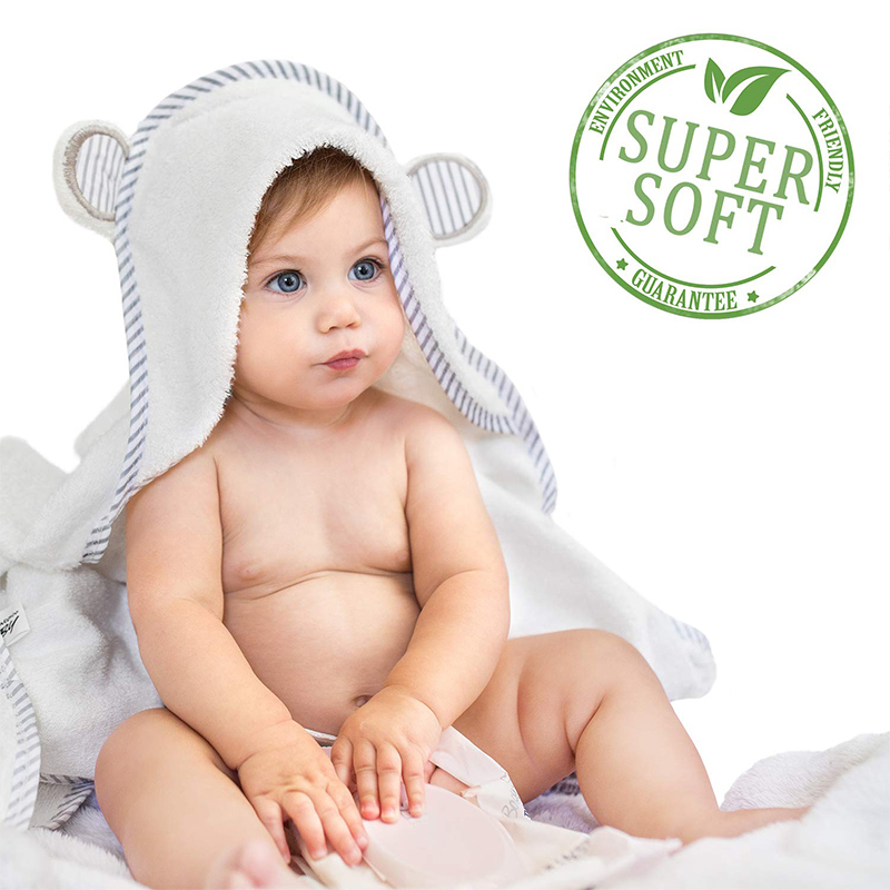 High-End 100% Cotton Baby Hooded Towel