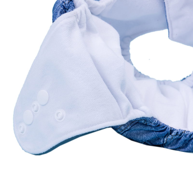 Denim Print Pocket Cloth Diaper