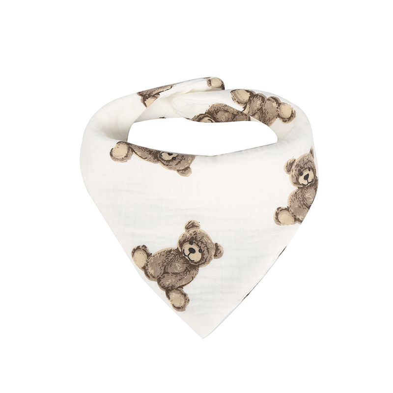 Bandana Style Muslin Drool Bib