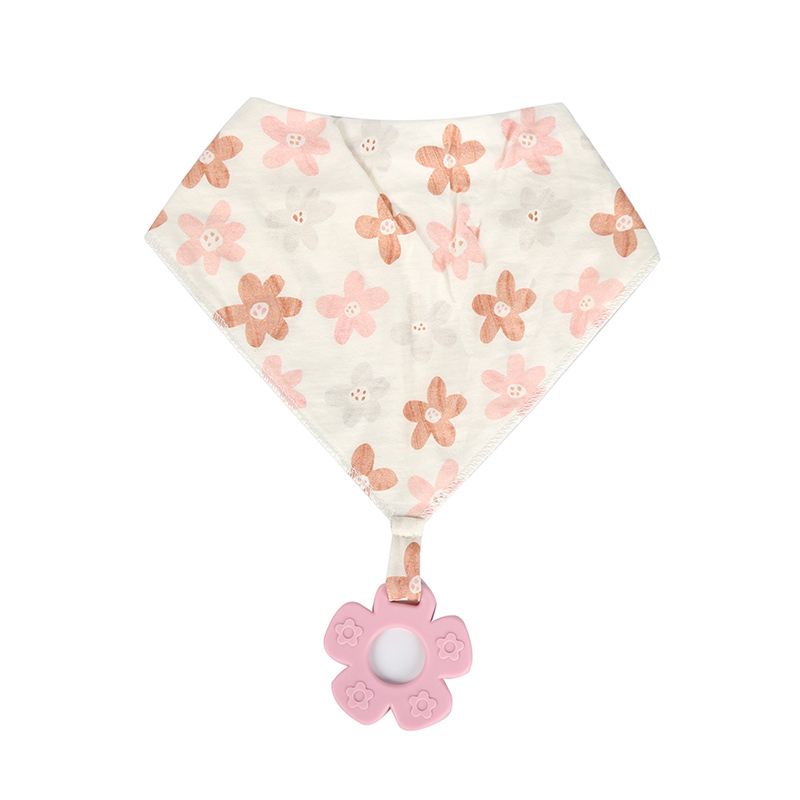 Bandana Teether Baby Bib Set