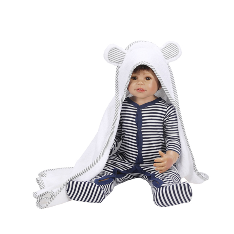 High-End 100% Cotton Baby Hooded Towel