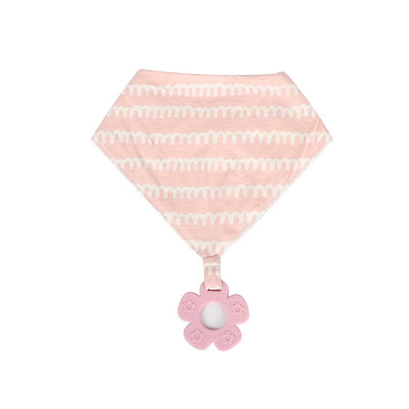 Bandana Teether Baby Bib Set