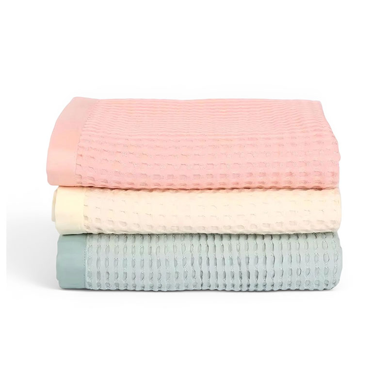 Premium Waffle Cotton Baby Blanket
