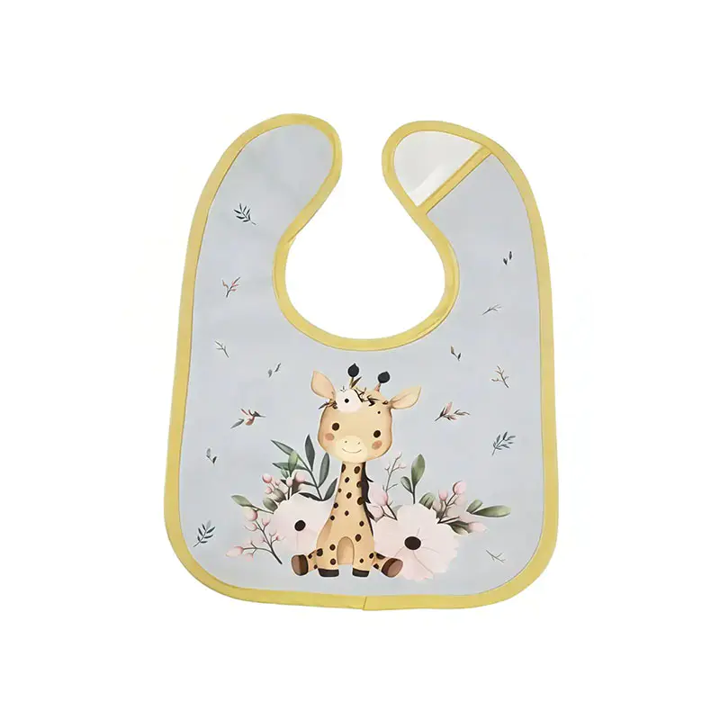 Cute Animal Print PU Feeding Bib