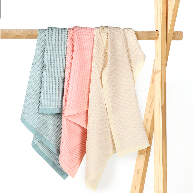 Premium Waffle Cotton Baby Blanket