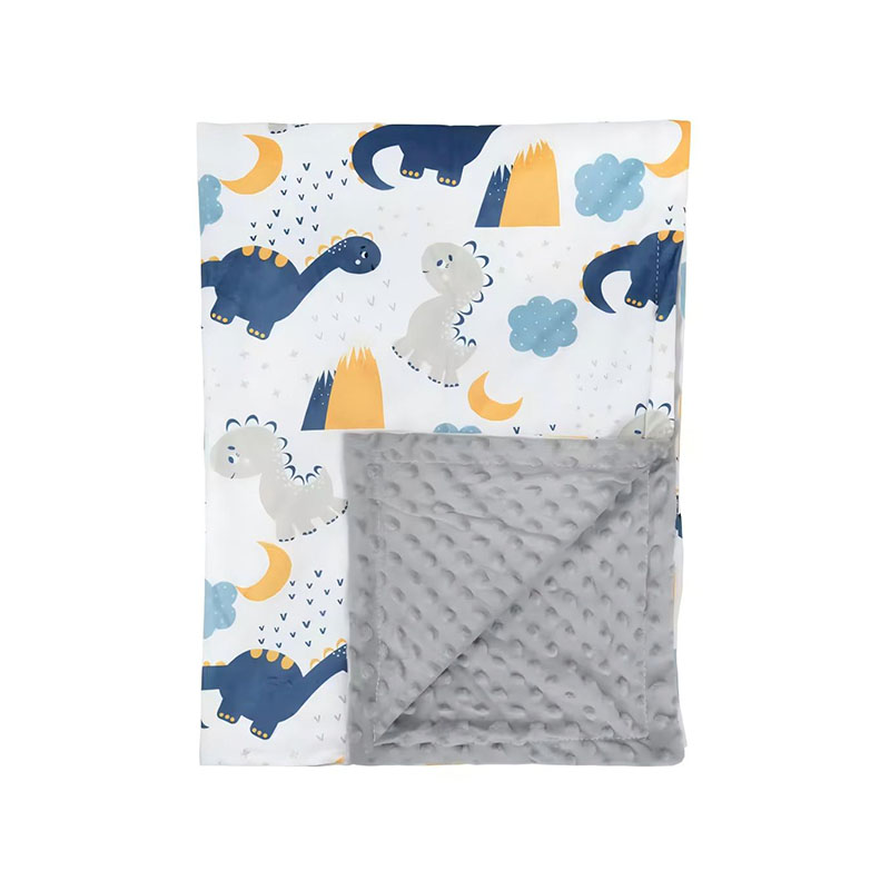 Ultra Soft Raschel Fleece Baby Blanket Warm Cartoon Throw