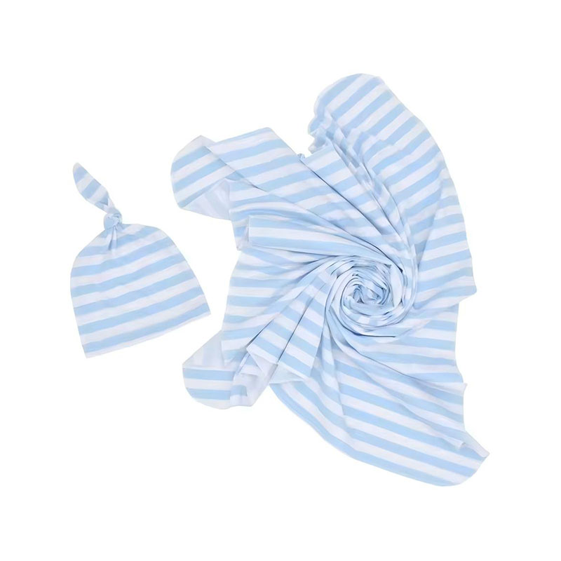 Personalized Elastic Baby Swaddle Blanket Soft Custom Receiving Wrap