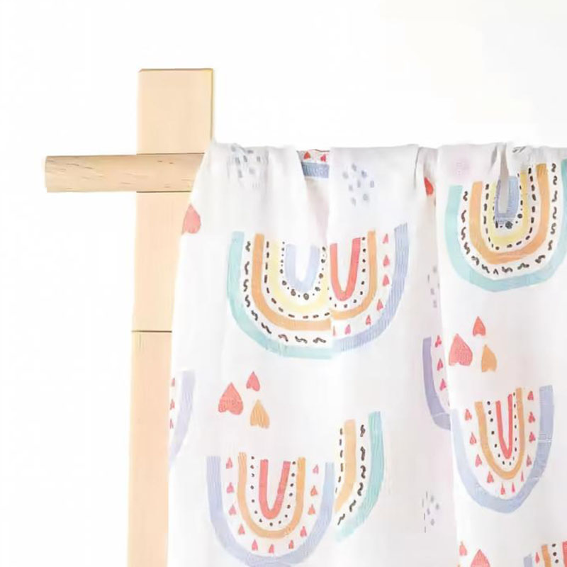 Bamboo Cotton Muslin Baby Swaddle Blanket