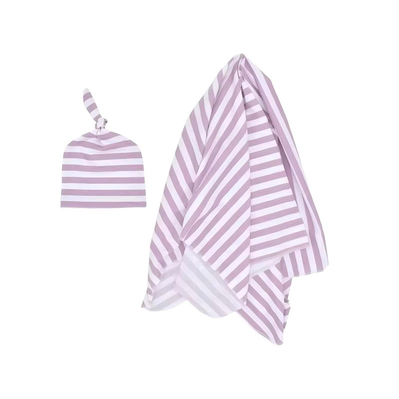 Personalized Elastic Baby Swaddle Blanket Soft Custom Receiving Wrap