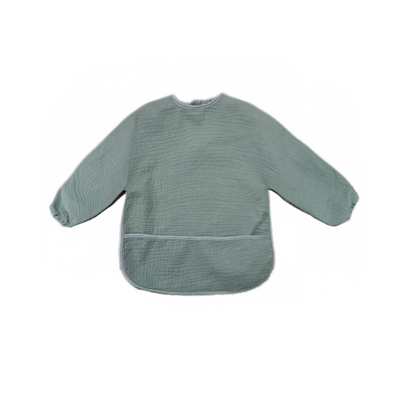 Muslin Waterproof Sleeve Feeding Bib