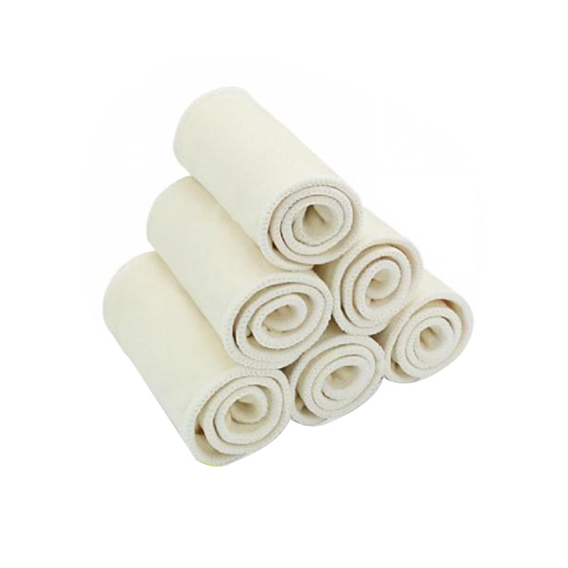 Natural Bamboo Cotton Reusable Diaper Insert Pad