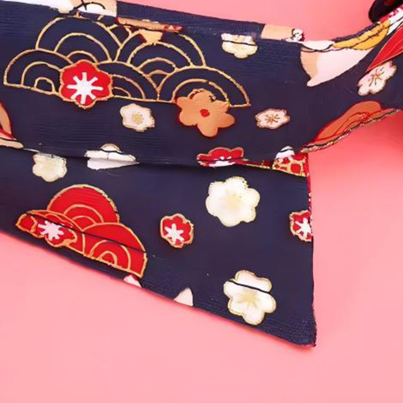 Cotton Pet Bow Tie Floral Cat Collar Accessory