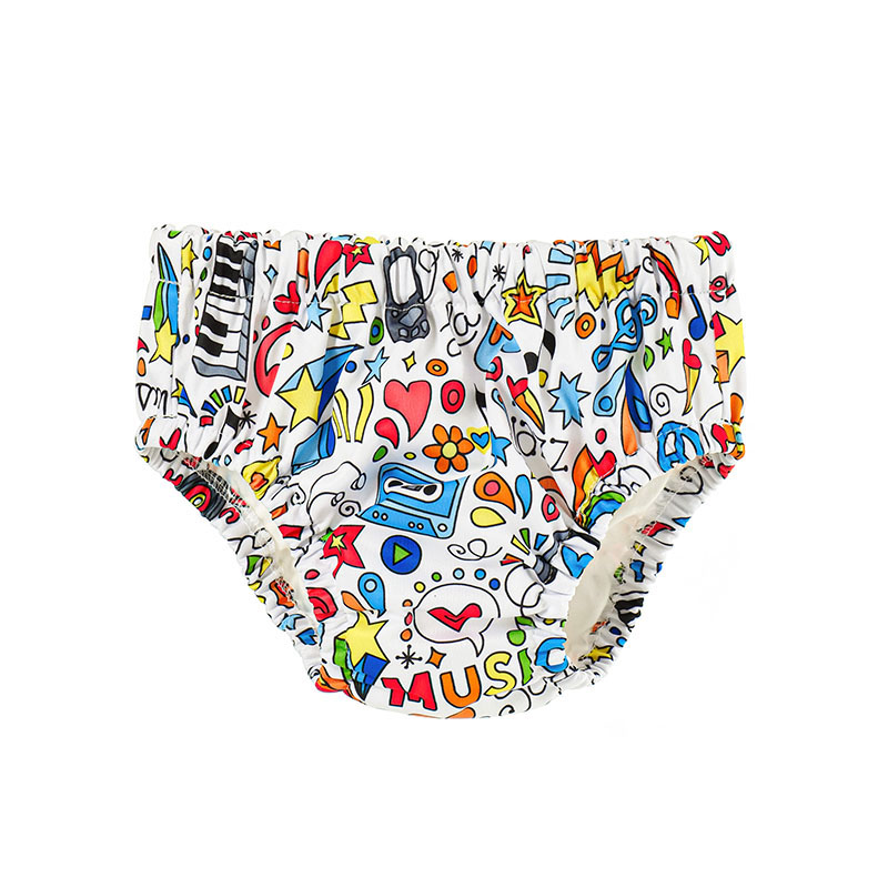 Cartoon Print Reusable Baby Swim Diaper